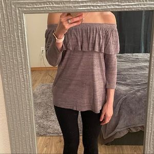 Anthropologie Off the Shoulder Top